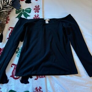 h&m off the shoulder top